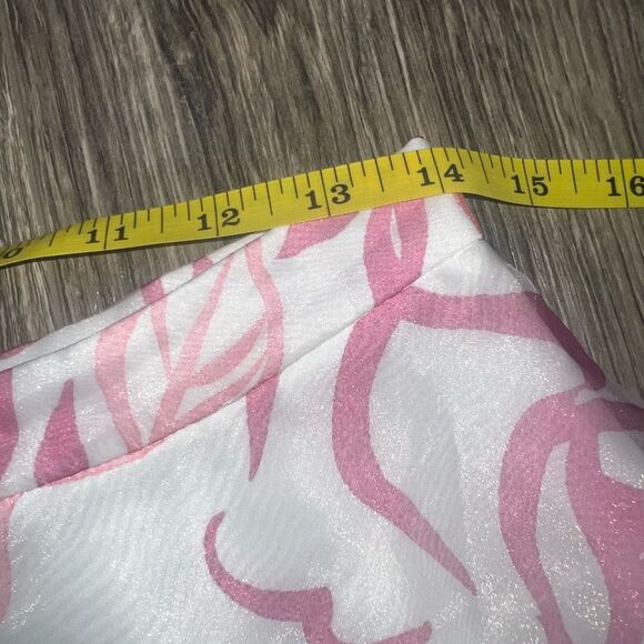 Organza maxi Skirt Women's A-Line Lined Modern-floral print Pink Davids Bridal s - Picture 3 of 5